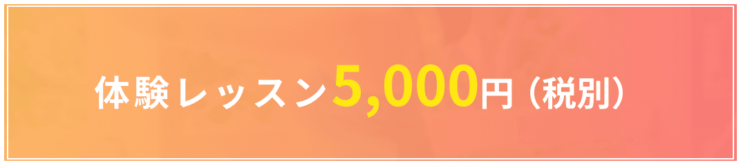 体験レッスン5,000円（税別）